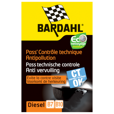 BARDAHL - PASS CONTROLE TECHNIQUE ANTI-POLLUTION Diesel